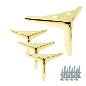 shumee Komplet 4 pohištvenih nog Anchor Elegant zlate barve, višina 12 cm