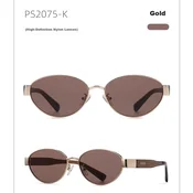 Prsr Unisex naocare za sunce, Zlatna boja
