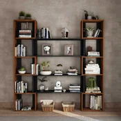 Hanah Home Polica za knjige CPT6012-200114-190x200x25 cm, Braon