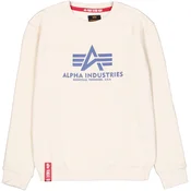 ALPHA INDUSTRIES Majica mornarska/off-bela