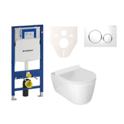 AL010 Glacera Alfa wc školjka s kompletom Geberit Duofix 111.300.00.5 Sigma20