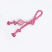 PetJungle gumena lopta na kanapu Roze 38 cm