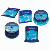 CD-R Verbatim 700 MB/80min 52x, spindle, 100/1, 43411