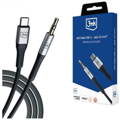 3MK AUX Cable USB-C - Jack 3.5 mm 1m