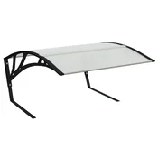 Vidaxl Garaža za robotsko kosilnico črne barve 80x101x46 cm