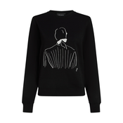 Karl Lagerfeld Majica črna/bela