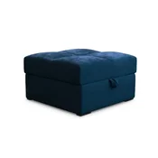 Temno modra tabure ZENOVA z odlagalnim prostorom 65x65 cm