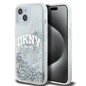 DKNY Etui DKNY Liquid Glitter Big Logo za iPhone 15/14/13 - belo
