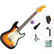 SX SST62+ /HSH Standard SET 3-Tone Sunburst Električna kitara