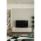 HANAH HOME TV polica Corsa 120 White Travertine