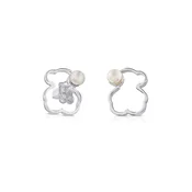 Srebrni uhani Tous Silueta Silver