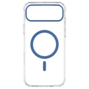 Transparent Color Ring MagSafe maska za iPhone 17 Pro Max – Plava