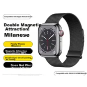 Stiger Zamenska narukvica za pametni sat za Apple Watch, Crna