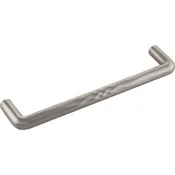 Pohištveni ročaj Shuffle, D: 128 mm, Š: 171,6 mm, cinkova litina, videz inoxa