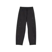 WE Fashion Hlače temno siva