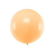 Velik okrogel balon 100 cm – svetlo breskov barve