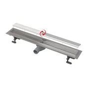 Alca Plast Talni odtok Alcaplast Fit and Go NERJAVEČE JEKLO APZ13-DVOJNI9-550
