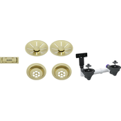 Odtok dvojni Blanco InFino 207439 satin gold