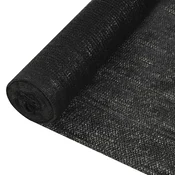 Mreža za privatnost crna 1,5 x 50 m HDPE 195 g/m2