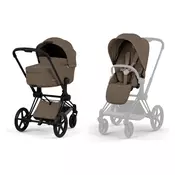 Cybex Voziček 2v1 Priam komplet comfort Platinum coconut brown