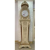 Casa Padrino luxury baroque grandfather clock cream/brown/gold - Magnificent solid wood clock in baroque style - Luxury furniture in baroque style - Baroque furniture - Baroque interior
