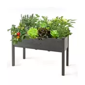 Northix Dvignjena vrtna greda, veliko leseno korito 125 x 59 x 76 cm