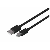 UTK UNITEK Y-C420GBK USB cable USB 2.0 3 m USB A USB B Black