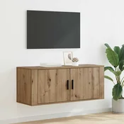 Kabinet za televizor na steni 100 x 34,5 x 40 cm Umetni hrast