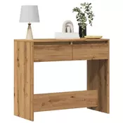 Konzolni stol boja hrasta 89 x 41 x 76,5 cm konstruirano drvo