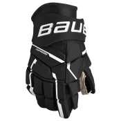 Hokejske rokavice Bauer Supreme M5PRO Black/White Intermediate 13 palcev
