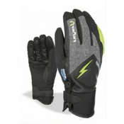 LEVEL Muške rukavice za skijanje I-THUNDER GORE TEX, Crno-zelene