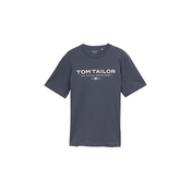 TOM TAILOR Majica grafit/bela