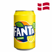Fanta Lemon - gazirana pijača z okusom limone, 330ml