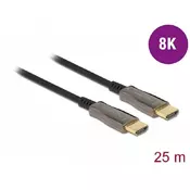Delock Aktivni HDMI 8K 60 Hz Optični kabel 25 m