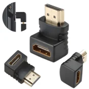 90° kotni adapter HDMI ženski - HDMI moški