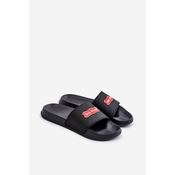 Mens slippers with Big Star logo black