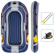 BESTWAY Bestway Hydro-Force Napihljiv čoln s tlačilko in vesli moder, (20971344)