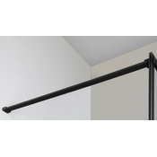 Podporni nosilec za kabino za prho CURE BLACK, 1400 mm, mat črn