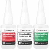Everglue Sekundno ljepilo - Set od 3