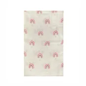 Tetra pelena za bebe Duga, Belo-roze