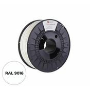 C-Tech PREMIUM LINE tiskalniški filament, PETG, transportna bela, RAL9016, 1,75 mm, 1 kg