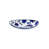 MADAME COCO Reve Bleu Tanjir za serviranje 15.2x10x2.7cm, Plavo-beli