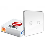 shumee Daljinsko upravljano stikalo na dotik 2-kanalno ZigBee Tuya