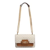 MICHAEL Michael Kors Torba za čez ramo ecru/konjak/siva