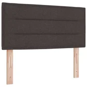 Vidaxl Vzglavje Temno rjava 90 cm blago