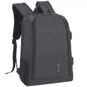 RIVACASE nahrbtnik za SLR fotoaparat in prenosnik 7490 (15,6), črn