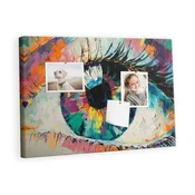tulup.si Plošča iz plute Učenec očesa 60x40 cm Lesene zatiči