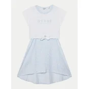 Guess Vsakodnevna obleka J5GK13 K6YW4 Bela Regular Fit