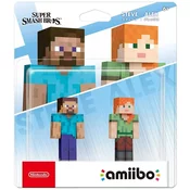 Amiibo Super Smash Bros - Steve & Alex