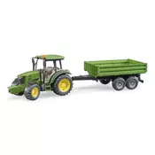 Bruder Traktor s prikolicom John Deere 2108, Zeleni